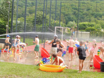 Aquaparty auf dem Schulhof